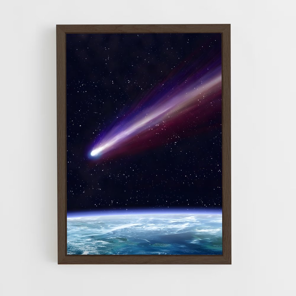 Poster Comète Céleste (vue 5)